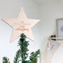 Personalised Christmas Tree Topper Star, thumbnail 2 of 5