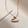 Personalised Medium Message Heart Necklace, thumbnail 4 of 9