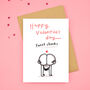 Happy Valentine's Day Sweet Cheeks Card, thumbnail 1 of 2