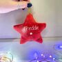 Personalised Christmas Soft Hanging Star, thumbnail 1 of 3