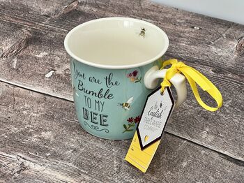 Blue ‘You Are The Bumble To My Bee’ Mug, 2 of 4