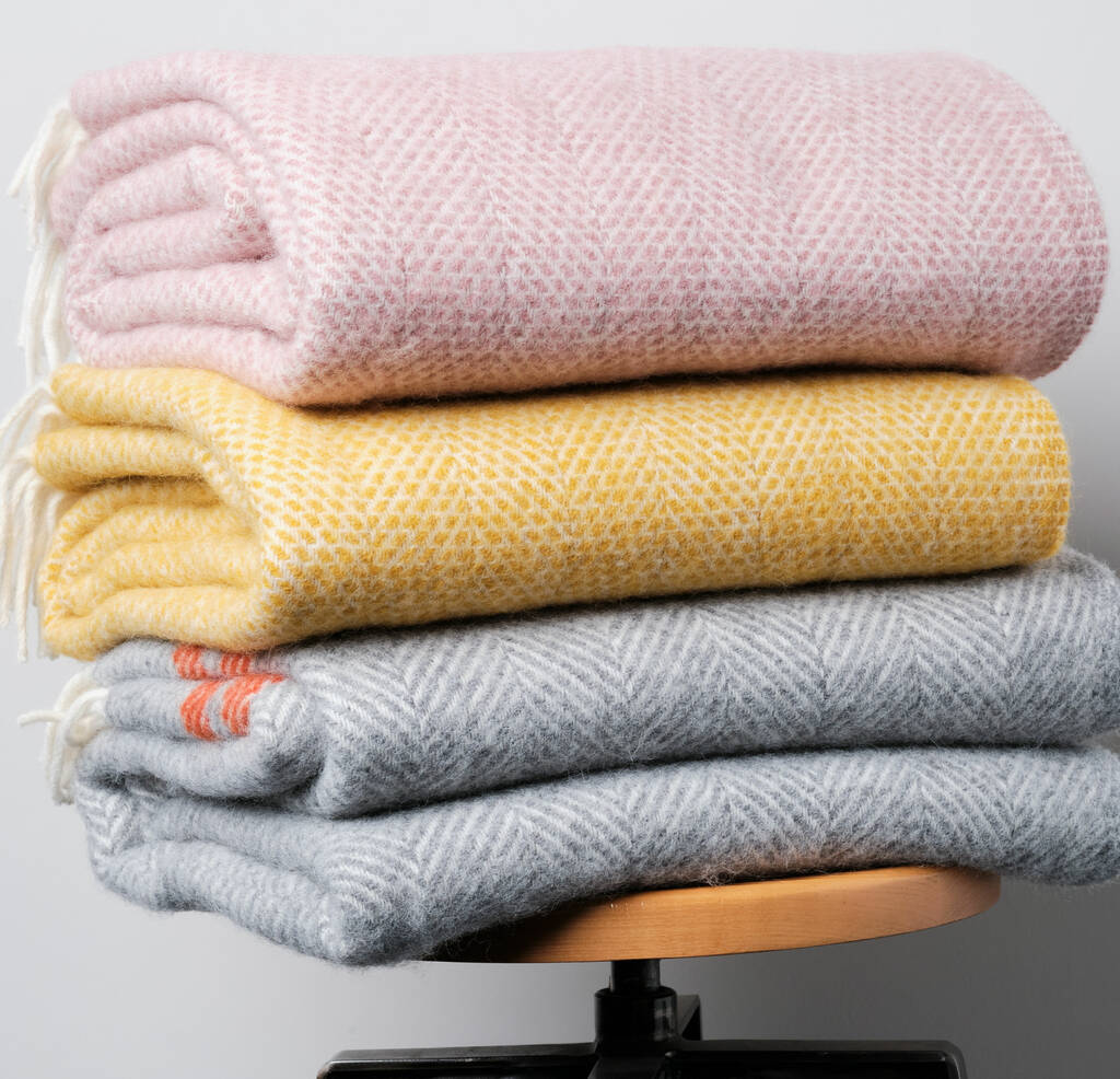Pure New Wool Blanket By dot + tom