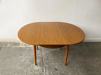 Mid Century Formica Extending Dining Table By Schreiber, 2 of 12