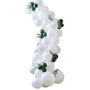 Snowy Christmas Balloon Arch With Frosted Foliage, thumbnail 3 of 4