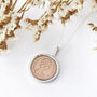 50th Birthday 1976 Halfpenny Coin Necklace, thumbnail 2 of 12