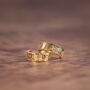 Gold Hoop Earring, Huggie Steel Vintage Hoop Earring For Men, thumbnail 1 of 9