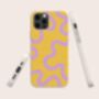 Yellow Swirl Eco Friendly, Biodegradable Phone Case, thumbnail 1 of 8