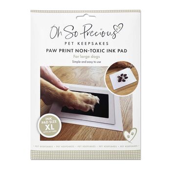 Pet Safe Non Toxic Paw Print Ink Pad Kit For Larger Paws, 4 of 7
