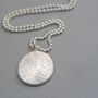 Recycled Silver Fingerprint Charm Necklace, thumbnail 4 of 9