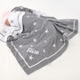 Personalised White Baby Gown With Star Baby Blanket, thumbnail 7 of 12