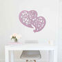 Contemporary Wooden Hearts: Love Inspired Wall Art, thumbnail 1 of 12