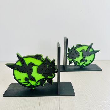 Hummingbird Creative Abstract Bookends, 2 of 3
