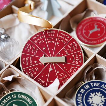 Family Christmas Ideas Spinning Tree Decoration, 6 of 11