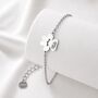 Personalised Dog Memorial Bracelet Sorry For Your Loss Paw Print Design, thumbnail 1 of 9