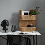 Double Rattan Wall Or Table Top Storage, thumbnail 1 of 3