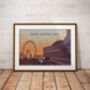 Royal Festival Hall London Travel Poster Art Print, thumbnail 6 of 8