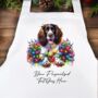 Personalised Springer Spaniel In Christmas Lights, thumbnail 4 of 10
