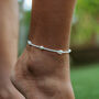 Giada Rahayu Shell Beaded Surf Anklet, thumbnail 6 of 6