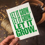 'Let It Grow' Plantable Seed Christmas Card, thumbnail 1 of 10