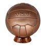 Personalised Vintage 18 Panel Leather Football, thumbnail 3 of 3