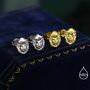 Lion Head Stud Earrings In Sterling Silver, thumbnail 10 of 12