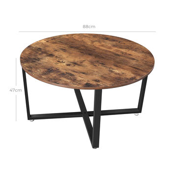 Round Metal Frame Coffee Table, 5 of 5