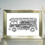 Fire Engine Personalised Print, thumbnail 1 of 2