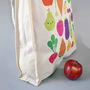 Five A Day Kawaii Fruit And Vegetables Shopper Bag, thumbnail 4 of 7