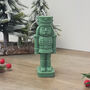 Green Nutcracker Christmas Candle Christmas Decoration, thumbnail 1 of 8