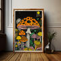 Psychedelic Mushroom Framed Artwork Pipe Dream, thumbnail 2 of 9