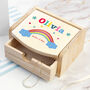 Personalised Kid’s Rainbow Jewellery Box, thumbnail 1 of 4