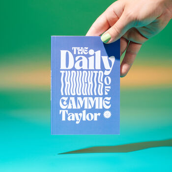 Personalised Daily Thoughts Pocket Notebook, 5 of 9