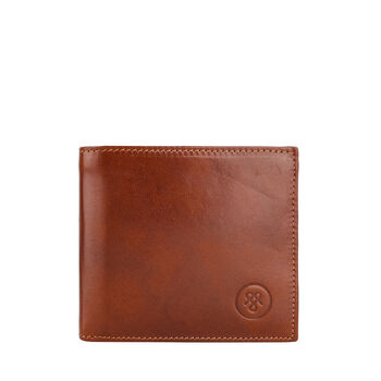 Men's Classic Bifold Wallet With Coin Pouch 'Ticciano', 3 of 12