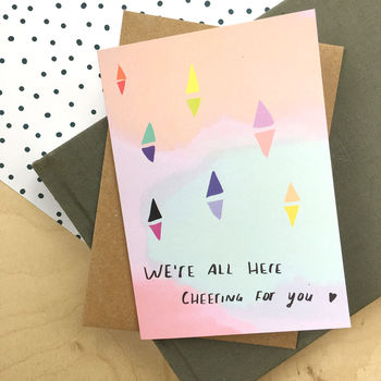 We're All Cheering For You Card, 2 of 5