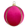 Handmade Rani Upcycled Saree Bauble, thumbnail 2 of 4