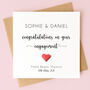 Personalised Engagement Card For Couple, thumbnail 1 of 5
