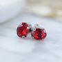 Small Oval Earrings Made With Swarovski Crystals, thumbnail 10 of 12