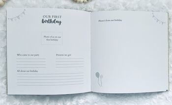 Twin Baby Record Book | Twin Baby Gift, 8 of 12