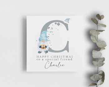 Personalised Gnome Splatter Card, 3 of 4