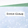 Santa Claws Christmas Badger Pun Card, thumbnail 4 of 4