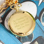 Antique Style Gold Personalised Pocket Watch, thumbnail 4 of 7