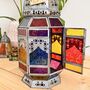 Large Bohemian Moroccan Style Lantern Coloured Glass, thumbnail 5 of 9