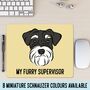 Miniature Schnauzer Computer Mouse Pad, thumbnail 1 of 4