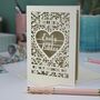 Personalised Papercut 'On Your Wedding Day' Card, thumbnail 3 of 10