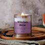 Witches Brew Wood Wick Autumnal Candle, thumbnail 1 of 7