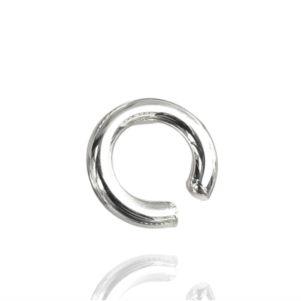 Chunky Bold Basic Ear Cuff No Piercing Sterling Silver By Spero London
