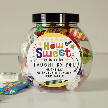 Personalised Teacher Sweet Jar, 3 of 6