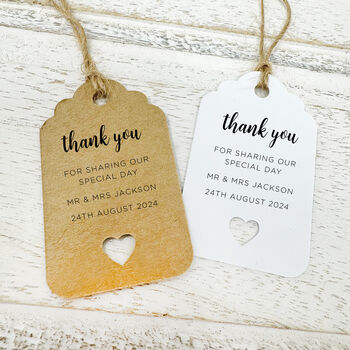 Personalised Wedding Favour Tags, 5 of 5