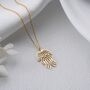 Sterling Silver Jellyfish Necklace, thumbnail 4 of 10