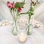 Set Of Four Clear Glass Vases Assorted, thumbnail 2 of 5
